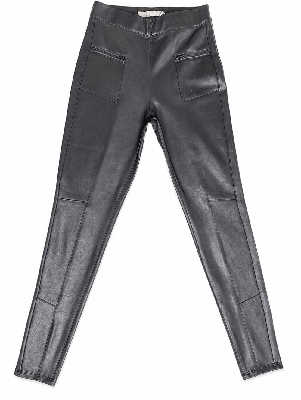 NWT Tractr Black Faux Leather Pants Size 0 / 25